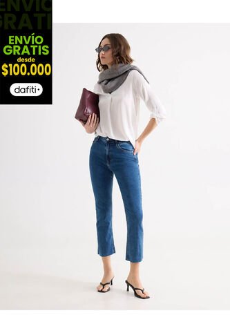 Jean Para Mujer Flare Color Azul  Marca Seven Seven #28160857 Seven Seven