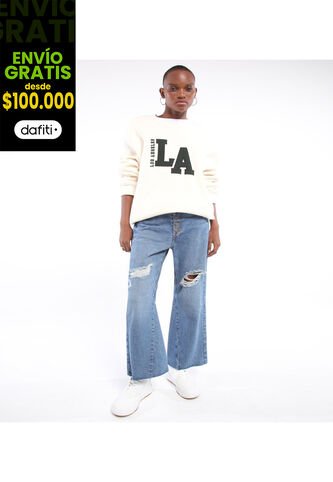 Jean Para Mujer Boot Cut Color Azul  Marca Seven Seven #28160760 Seven Seven