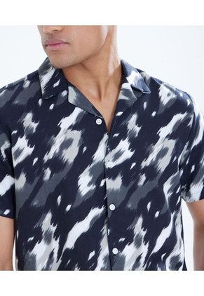 Camisa Para Hombre Manga Corta  Color Verde  Marca Seven Seven #45011937