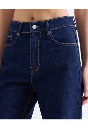 Jean Wide Leg Tono Oscuro  Para Mujer Azul Seven Seven