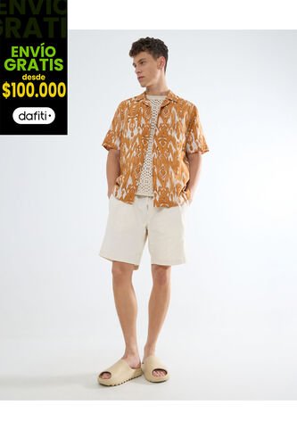 Bermuda Para Hombre  Color Beige Marca Seven Seven #45100681 Seven Seven