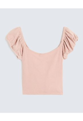 Camiseta Para Mujer Manga Corta Cuello Redondo Color Rosa Marca Seven Seven #28096235