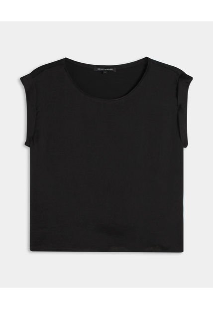 Blusa Para Mujer Manga Corta Color Negro Marca Seven Seven #28123494