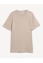 Camiseta De Punto Con Cuello Mao  Para Hombre Beige Seven Seven de Seven Seven