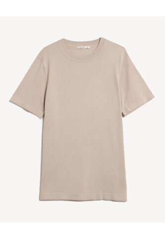 Camiseta De Punto Con Cuello Mao  Para Hombre Beige Seven Seven Seven Seven