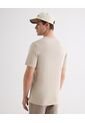 Camiseta De Punto Con Cuello Mao  Para Hombre Beige Seven Seven de Seven Seven