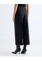 Pantalón Culotte Con Pinzas  Para Mujer Negro Seven Seven de Seven Seven