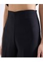 Pantalón Culotte Con Pinzas  Para Mujer Negro Seven Seven de Seven Seven