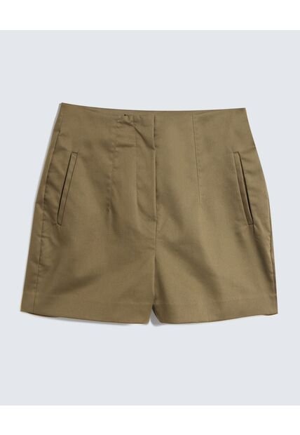 Short Para Mujer  Color Verde Oliva Marca Seven Seven #28191057