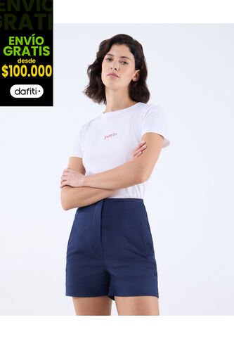 Short Para Mujer  Color Azul Oscuro Marca Seven Seven #28191038 Seven Seven