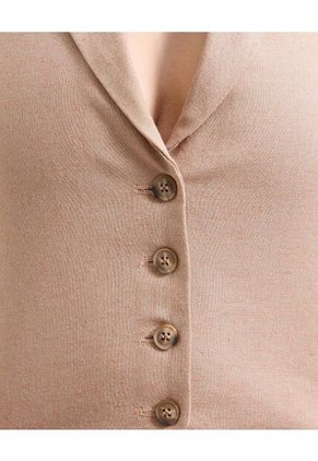 Chaleco Para Mujer  Color Camel Marca Seven Seven #28250121