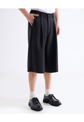 Bermuda  Para Hombre Regular Largo Color Negro Marca Seven Seven #45100752