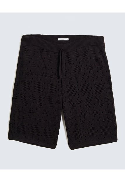 Bermuda Para Hombre Regular Largo Color Negro Marca Seven Seven #45100712