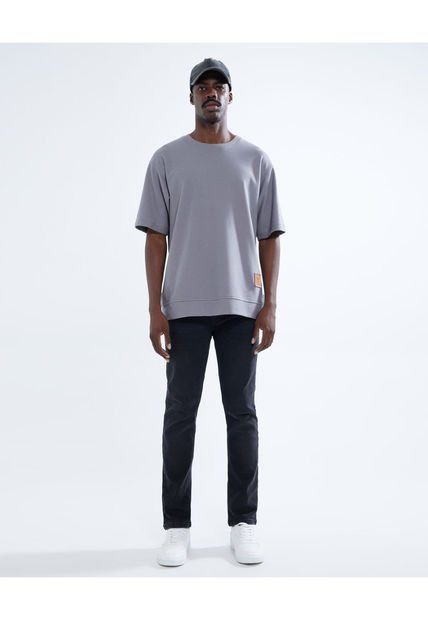 Jean Para Hombre Straight Color Negro Marca Seven Seven #45160526