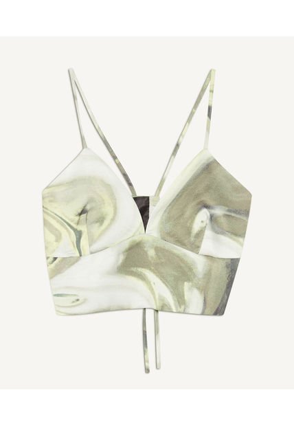 Blusa Para Mujer Manga Sisa Color Verde  Marca Seven Seven #28123781