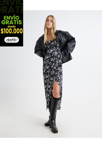 Vestido Para Mujer Manga Sisa Color Negro Marca Seven Seven #28171363 Seven Seven