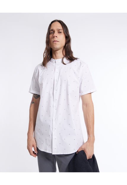 Camisa Para Hombre Manga Corta  Color Negro Marca Seven Seven #45011870