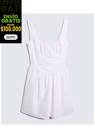 Vestido Para Mujer Manga Sisa Color Crudo Marca Seven Seven #28171349 Seven Seven