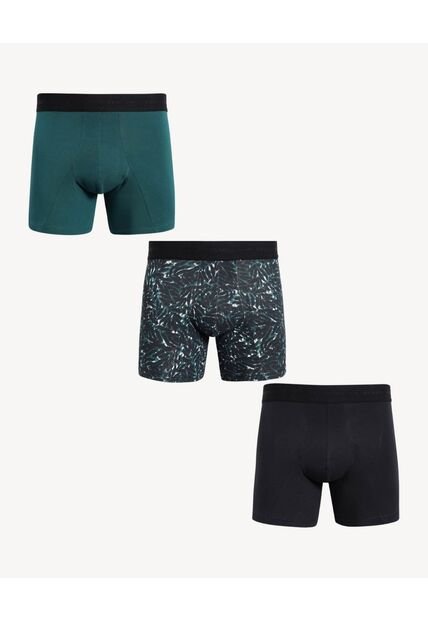 Boxer X3 Para Hombre Fleat Seamer Medio Color Gris Marca Seven Seven #45000383