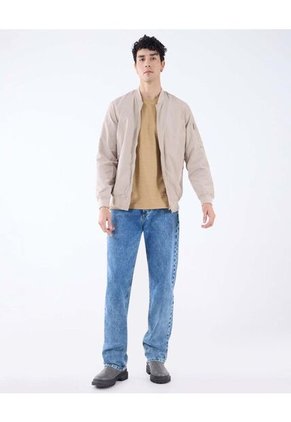 Chaqueta Para Hombre Bomber Color Beige Marca Seven Seven #45080442