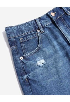 Short Para Mujer Multiusos Plano Color Azul Marca Seven Seven #28191105