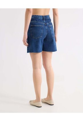 Short Para Mujer Multiusos Plano Color Azul Marca Seven Seven #28191105