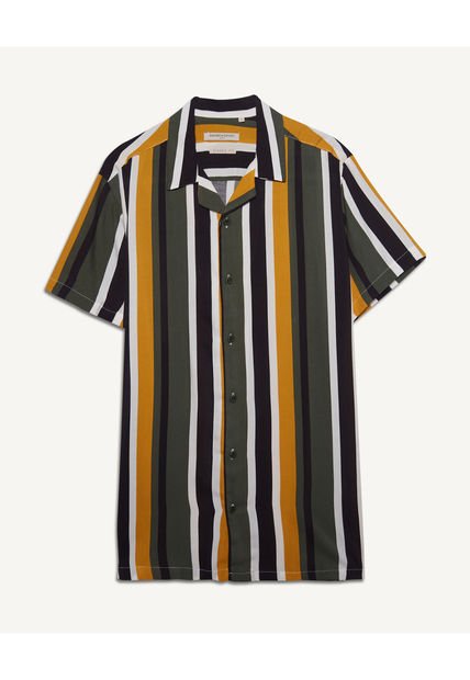 Camisa Para Hombre Manga Corta  Color Verde  Marca Seven Seven #45011836