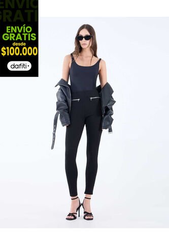 Leggins Para Mujer Largo Color Negro Marca Seven Seven #28230605 Seven Seven