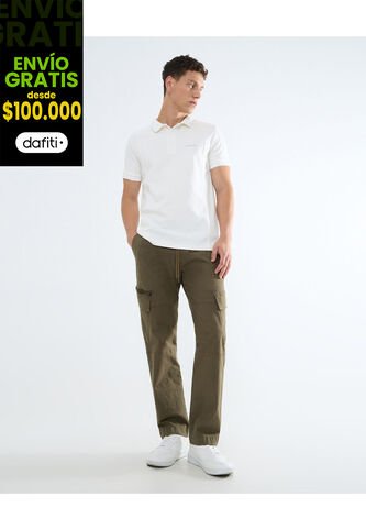 Pantalon Para Hombre Jogger Color Verde Oscuro Marca Seven Seven #45071046 Seven Seven