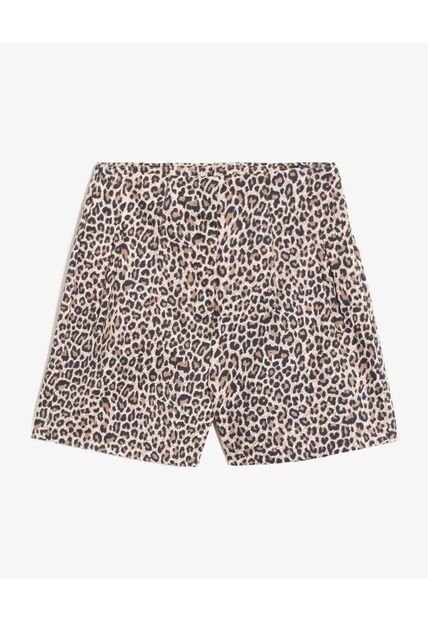 Short Para Mujer Multiusos Plano Color Camel Marca Seven Seven #28191109