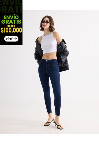 Jean Para Mujer Curvy Color Azul Oscuro Marca Seven Seven #28160842 Seven Seven