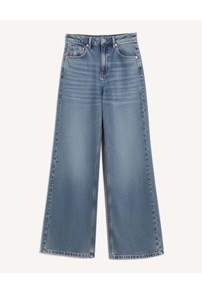 Jean Para Mujer Wide-Leg Color Azul Marca Seven Seven #28160991