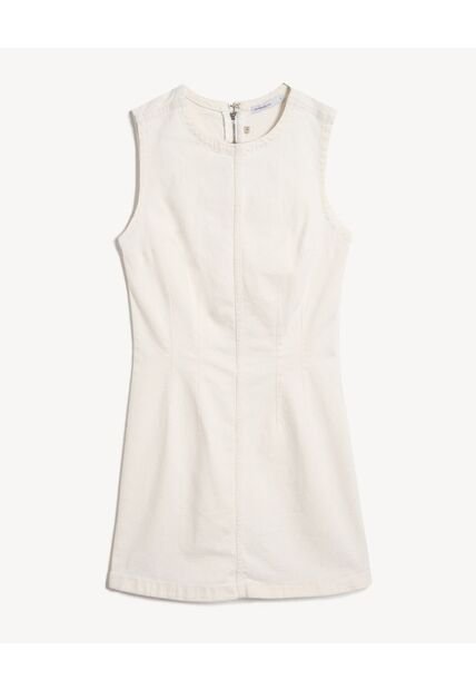 Vestido Corto En Denim  Para Mujer Crudo Seven Seven