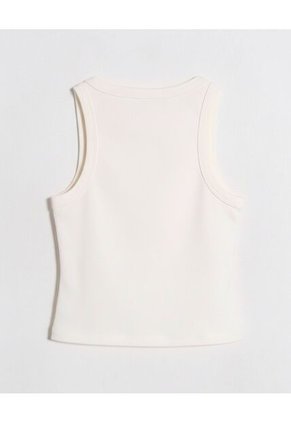 Camiseta  Para Mujer Manga Sisa Moda Color Crema Marca Seven Seven #28096623