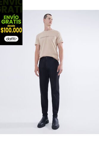 Pantalon Para Hombre Jogger Color Negro Marca Seven Seven #45071038 Seven Seven