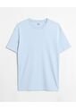 Camiseta Regular Cuello Redondo  Para Mujer Celeste Seven Seven de Seven Seven