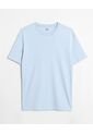 Camiseta Regular Cuello Redondo  Para Mujer Celeste Seven Seven de Seven Seven