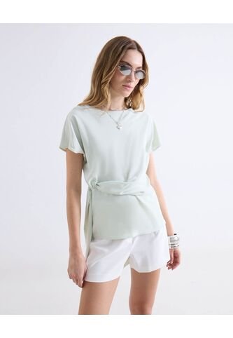 Blusa  Para Mujer Manga Corta Color Verde Marca Seven Seven #28124118 Seven Seven