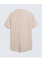 Camisa Para Hombre Seven Seven Color Beige Material 65% Poliéster 35% Algodón de Seven Seven