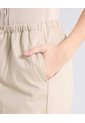 Pantalón Palazzo Cordón Integrado  Para Mujer Beige Seven Seven de Seven Seven