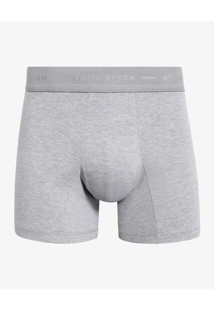 Pack X3 Boxer Medio X3 Para Hombre Gris Seven Seven