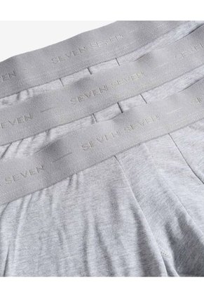 Pack X3 Boxer Medio X3 Para Hombre Gris Seven Seven