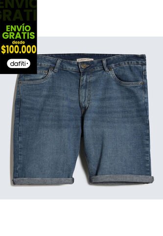 Bermuda Para Hombre Slim Color Azul  Marca Seven Seven #45100668 Seven Seven