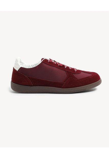 Tenis De Acabado Brillante  Para Mujer Vino Seven Seven
