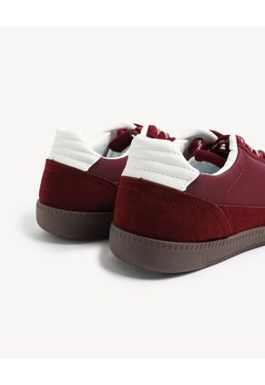 Tenis De Acabado Brillante  Para Mujer Vino Seven Seven