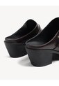 Botas Tipo Mules Western Con Hebilla  Para Mujer Café Seven Seven de Seven Seven