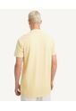 Polo Cuello Mao Sin Bolsillo Hombre Seven Poliéster Amarillo 45110711-1103 de Seven Seven