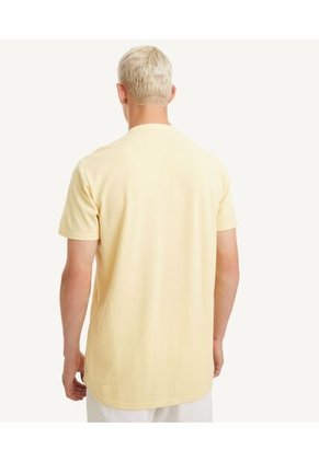 Polo Cuello Mao Sin Bolsillo Hombre Seven Poliéster Amarillo 45110711-1103