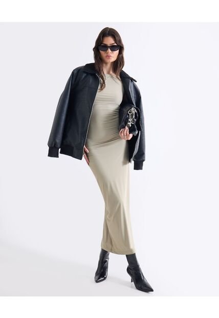 Vestido  Para Mujer M/Sisa Medio Color Verde Marca Seven Seven #28171511