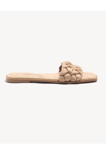 Sandalias  Para Mujer Sandalia Color Beige Marca Seven Seven #28690098